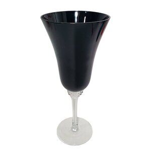 Circleware Crystal Black Diamond Blown Champagne Wine Glass Stemware 12 …